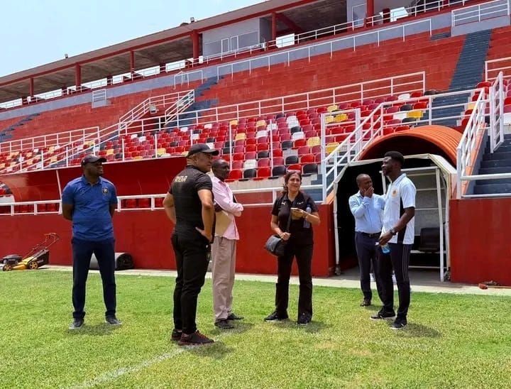Read more about the article CAF inspeciona Estádio França Ndalu no âmbito da candidatura de Angola ao CAN Sub-17