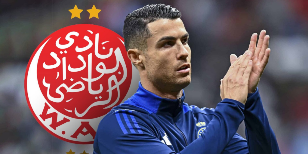Read more about the article Wydad Casablanca surge entre clubes que podem contratar Cristiano Ronaldo se ele deixar o Al‑Nassr